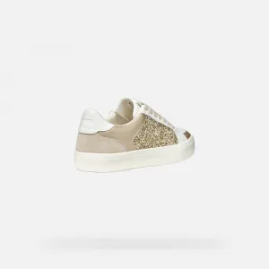 White women's sneakers Geox Emmeleny - Women's