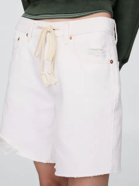 GAP Denim Shorts Mid Rise '90s Loose Bermuda - Women's