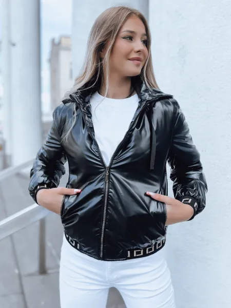 Čierna prešívaná bunda Dstreet