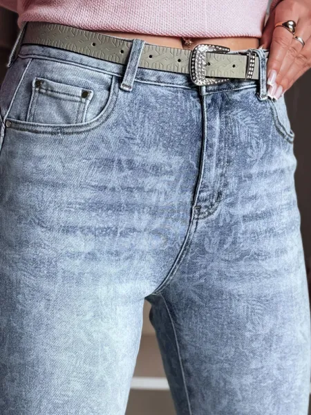 Dámske slim fit rifle BOTANIDA s pásom