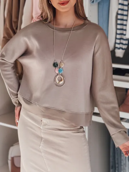 Dámska blúzka oversize s príveskom