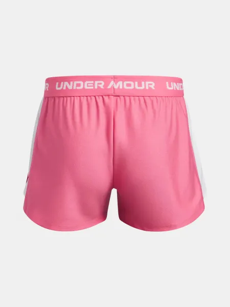 Under Armour TECH PLAY UP Dievčenské krátke nohavice, ružová, veľkosť