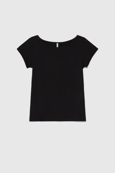 Marisse Women's T-Shirt L-Ts-4622 Black