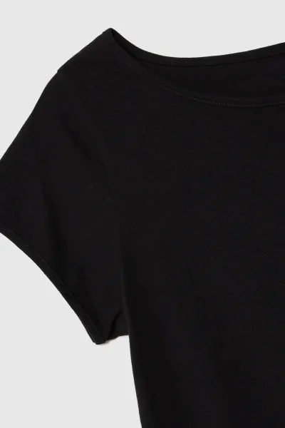 Marisse Women's T-Shirt L-Ts-4622 Black