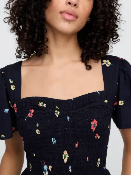 GAP  Dámske Midi šaty s vreckami 728769-01 Veľkosť: XXS