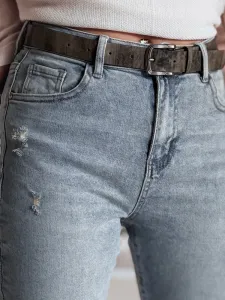 Dámske slim fit rifle s pásom MIXFELL