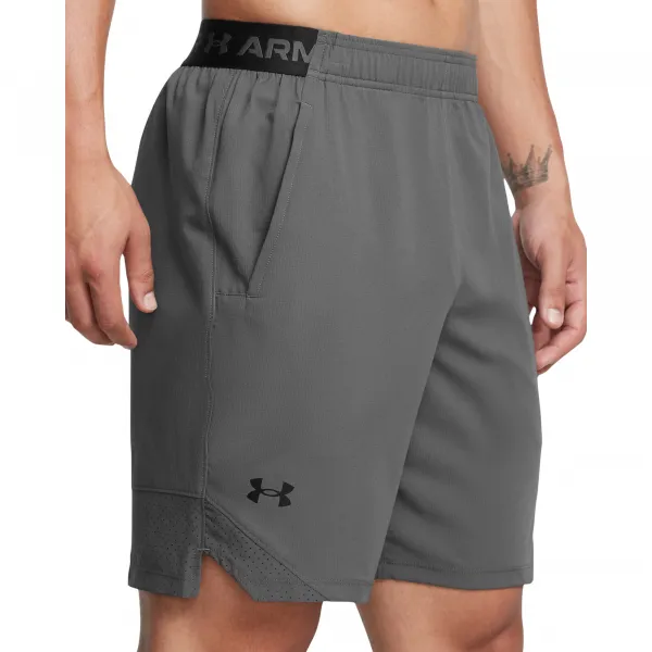 Under Armour VANISH WOVEN SHORTS Pánske krátke nohavice, tmavo sivá, veľkosť