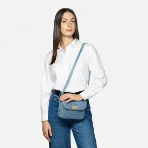Blue women's handbag Geox Kleopy - Women's