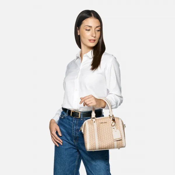 Cream women's handbag Geox Zene S - Women's