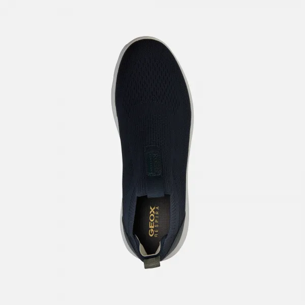 Dark Blue Men's Geox Spherica Sneakers - Men's