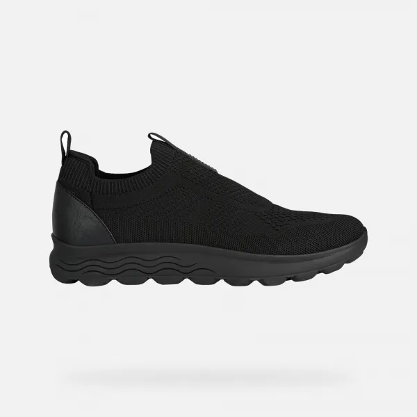 Black men's sneakers Geox Spherica - Men's