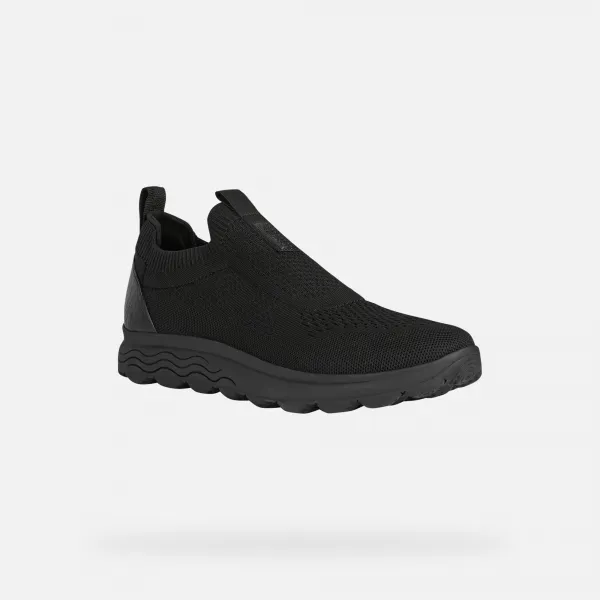 Black men's sneakers Geox Spherica - Men's