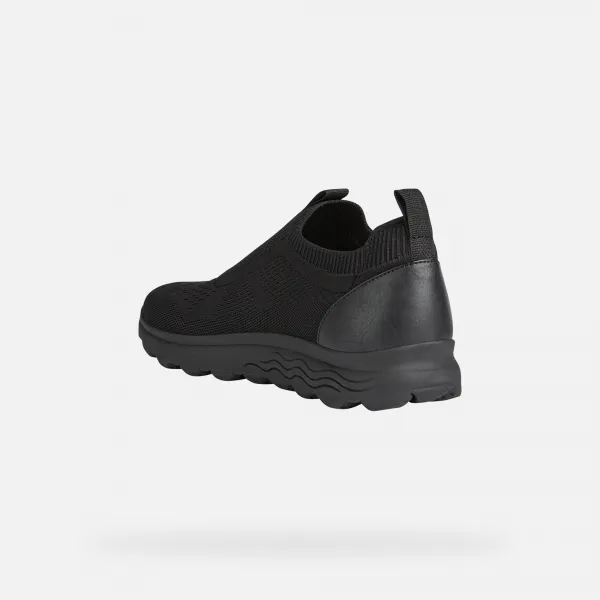 Black men's sneakers Geox Spherica - Men's
