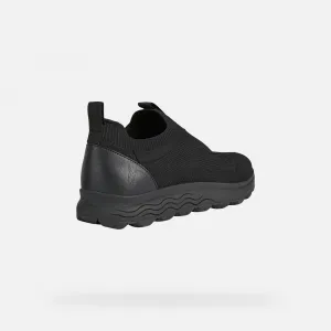 Black men's sneakers Geox Spherica - Men's