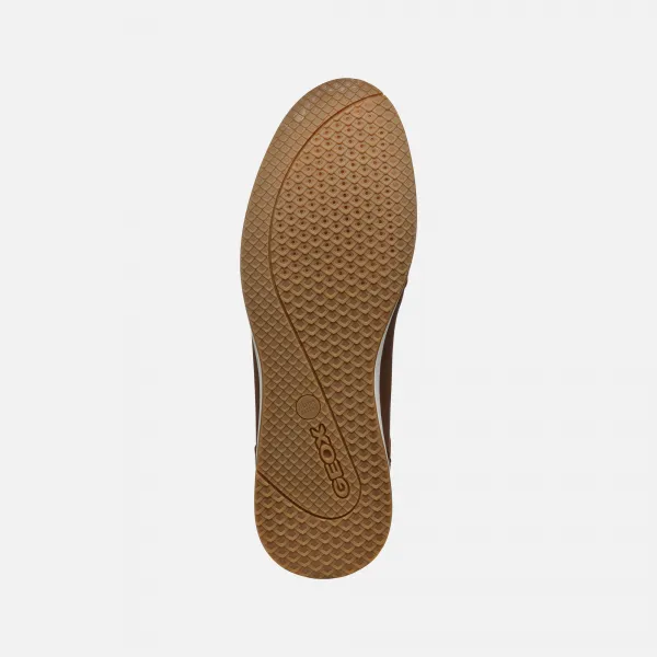 Brown men's sneakers Geox Avery - Men's