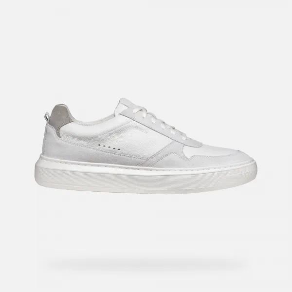 Cream men's sneakers Geox Deiven - Men's