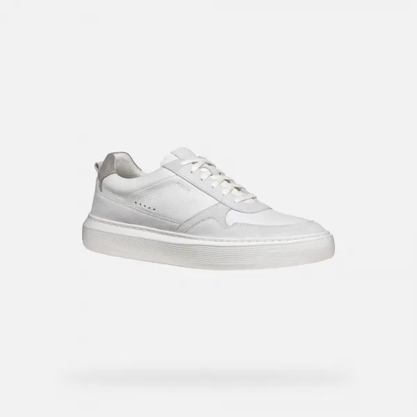 Cream men's sneakers Geox Deiven - Men's