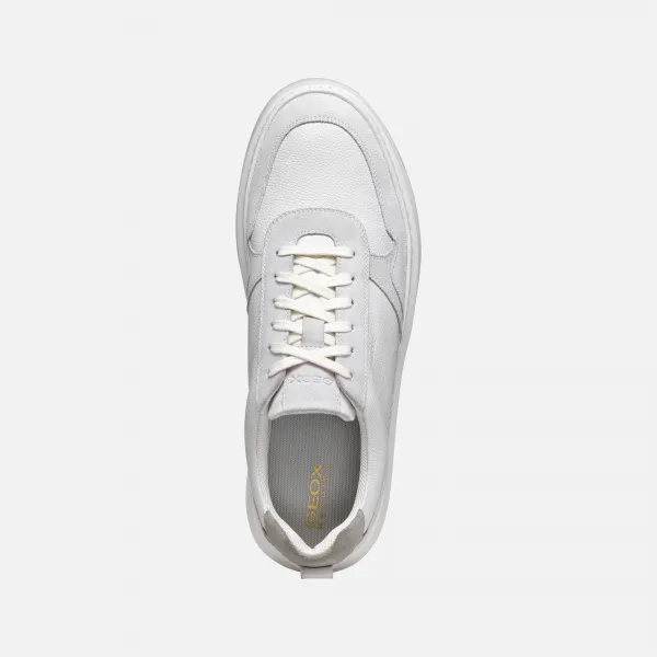 Cream men's sneakers Geox Deiven - Men's