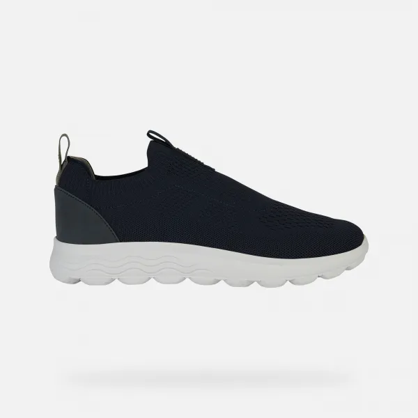 Dark Blue Men's Geox Spherica Sneakers - Men's