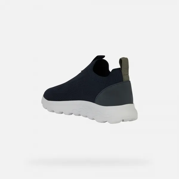 Dark Blue Men's Geox Spherica Sneakers - Men's