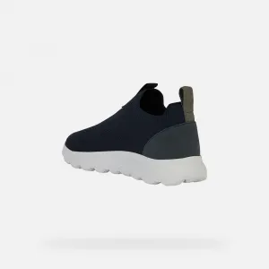 Dark Blue Men's Geox Spherica Sneakers - Men's