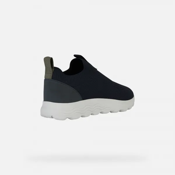 Dark Blue Men's Geox Spherica Sneakers - Men's