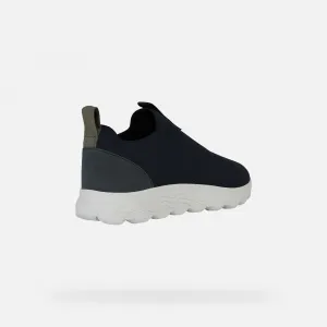 Dark Blue Men's Geox Spherica Sneakers - Men's