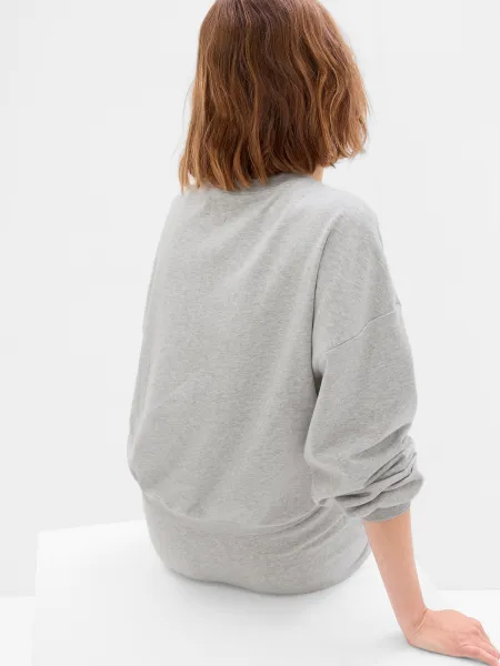 GAP Oversize sweatshirt with logo - Women's
