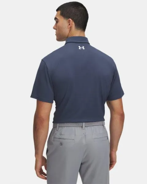 Under Armour UA T2G POLO LB BLK Pánske polo, tmavo sivá, veľkosť S