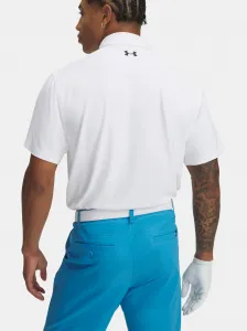 Under Armour UA T2G POLO LB BLK Pánske polo, biela, veľkosť