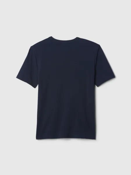 GAP V-BAS LOGO Chlapčenské tričko, tmavo modrá, veľkosť