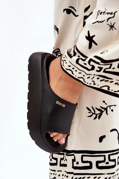 BIG STAR SHOES Dámske Pěnové Šľapky Na Platforme Big Star
