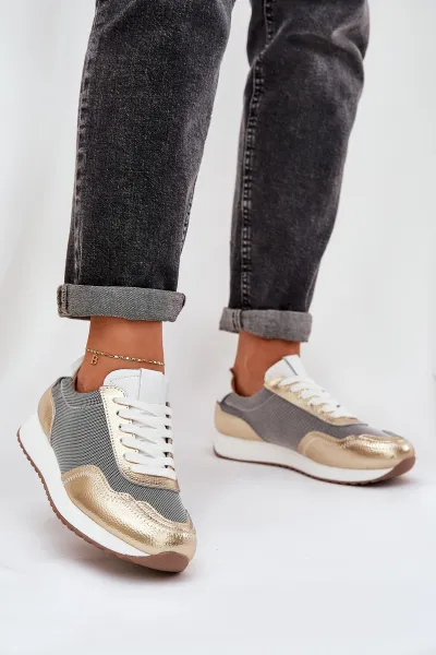 S. BARSKI Kožené Športové Topánky Sneakers Dámske D&A