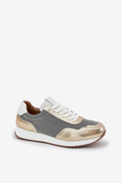 S. BARSKI Kožené Športové Topánky Sneakers Dámske D&A