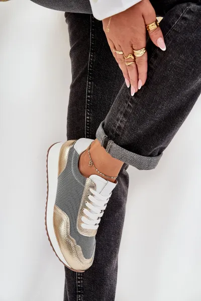 S. BARSKI Kožené Športové Topánky Sneakers Dámske D&A