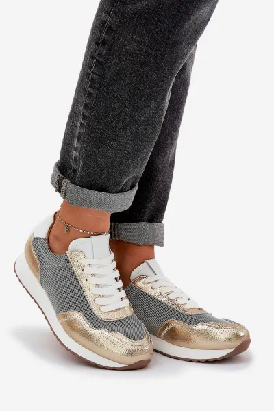 S. BARSKI Kožené Športové Topánky Sneakers Dámske D&A