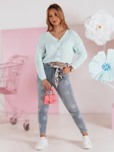 Dámske skinny rifle CRYSTALUX s pásom
