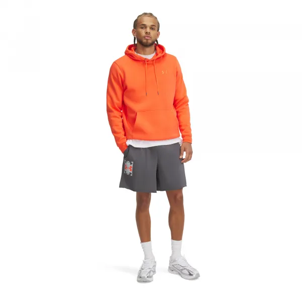Pánske teplákové kraťasy UNDER ARMOUR UA Rival TerryLogo8inShort-GRY