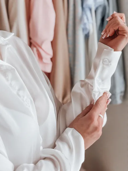Dámska oversize blúzka SATINIA biela
