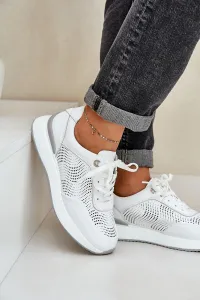 S. BARSKI Kožené Športové Topánky Dámske Sneakers S.Barski