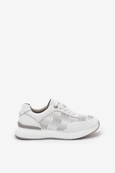 S. BARSKI Kožené Športové Topánky Dámske Sneakers S.Barski