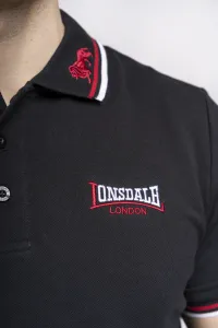 Pánske tričko s golierom Lonsdale Slim Fit