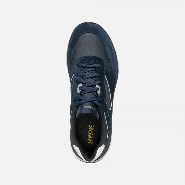 Dark blue men's sneakers Geox Spherica Actif X1 - Men's