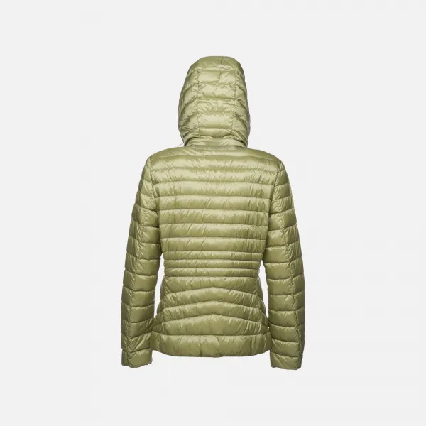 Light Green Women's Quilted Jacket Geox Jaysen - Ladies