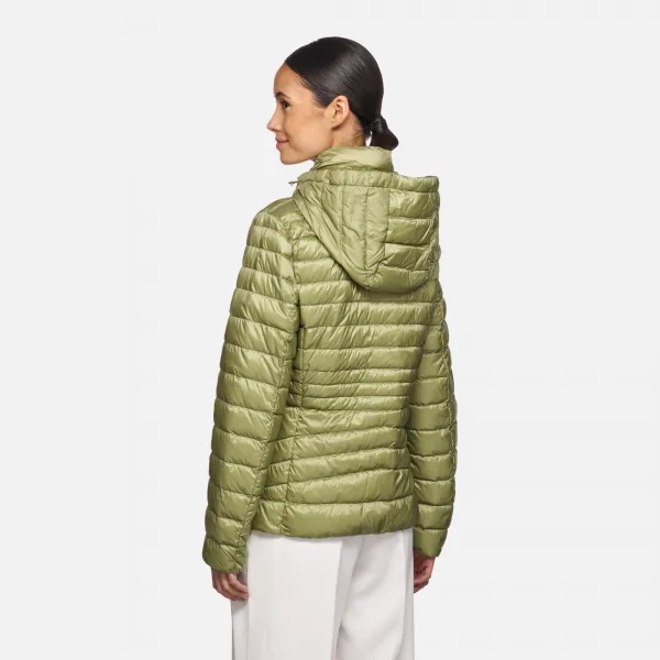 Light Green Women's Quilted Jacket Geox Jaysen - Ladies