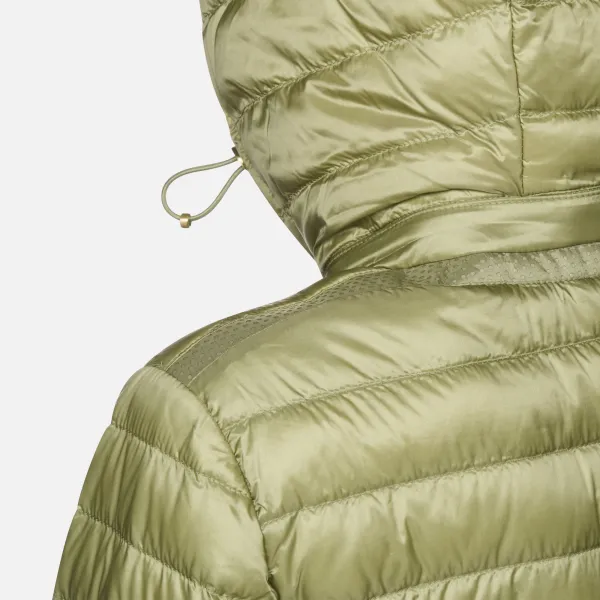 Light Green Women's Quilted Jacket Geox Jaysen - Ladies