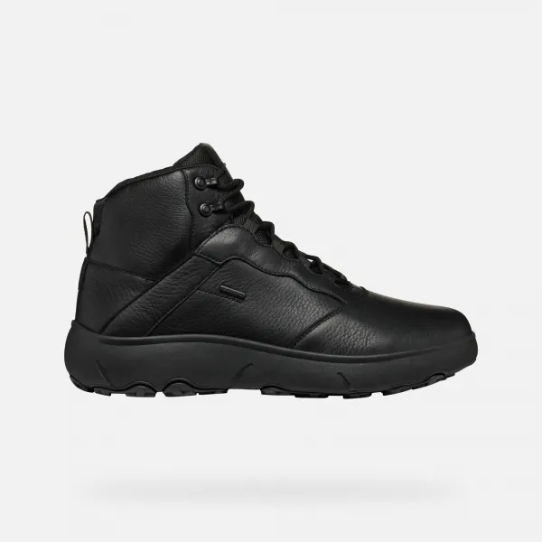 Black Men's Ankle Boots Geox Nebula + Grip AB - Men