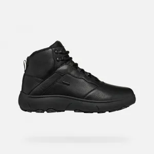 Black Men's Ankle Boots Geox Nebula + Grip AB - Men