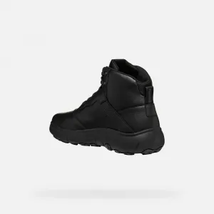 Black Men's Ankle Boots Geox Nebula + Grip AB - Men
