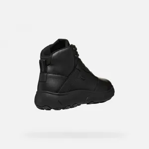 Black Men's Ankle Boots Geox Nebula + Grip AB - Men